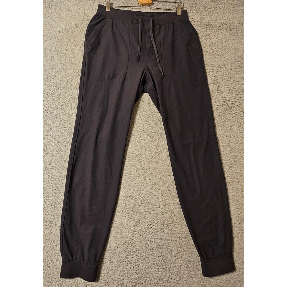 Lululemon ABC Jogger Warpstreme Mens Large Charcoal Gray Slim Fit Pants M5AOJS